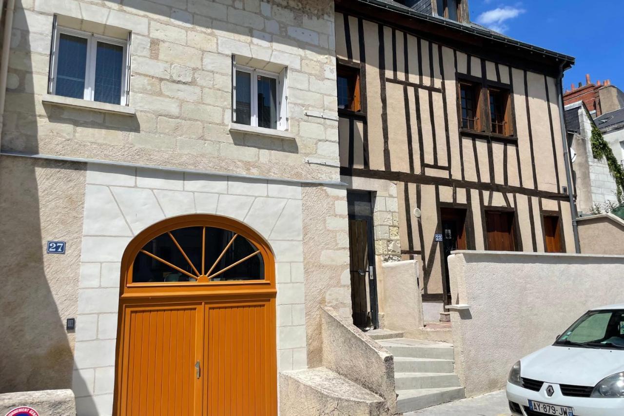 투르 Le Chambord Beautiful Half-Timbered House With Terrace 아파트 외부 사진